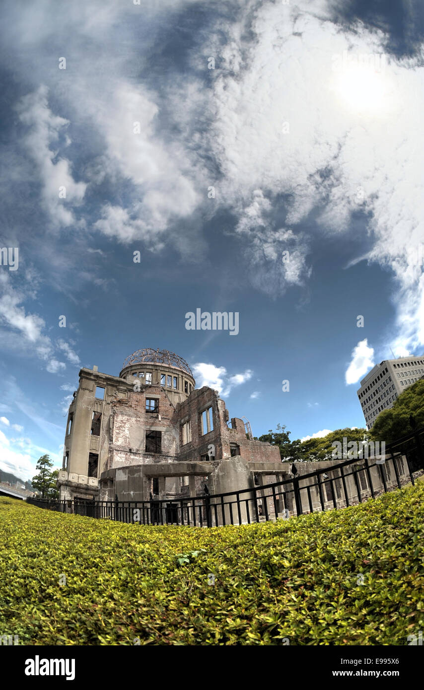 A Dome, peace park, Hiroshima, Japan. Stock Photo