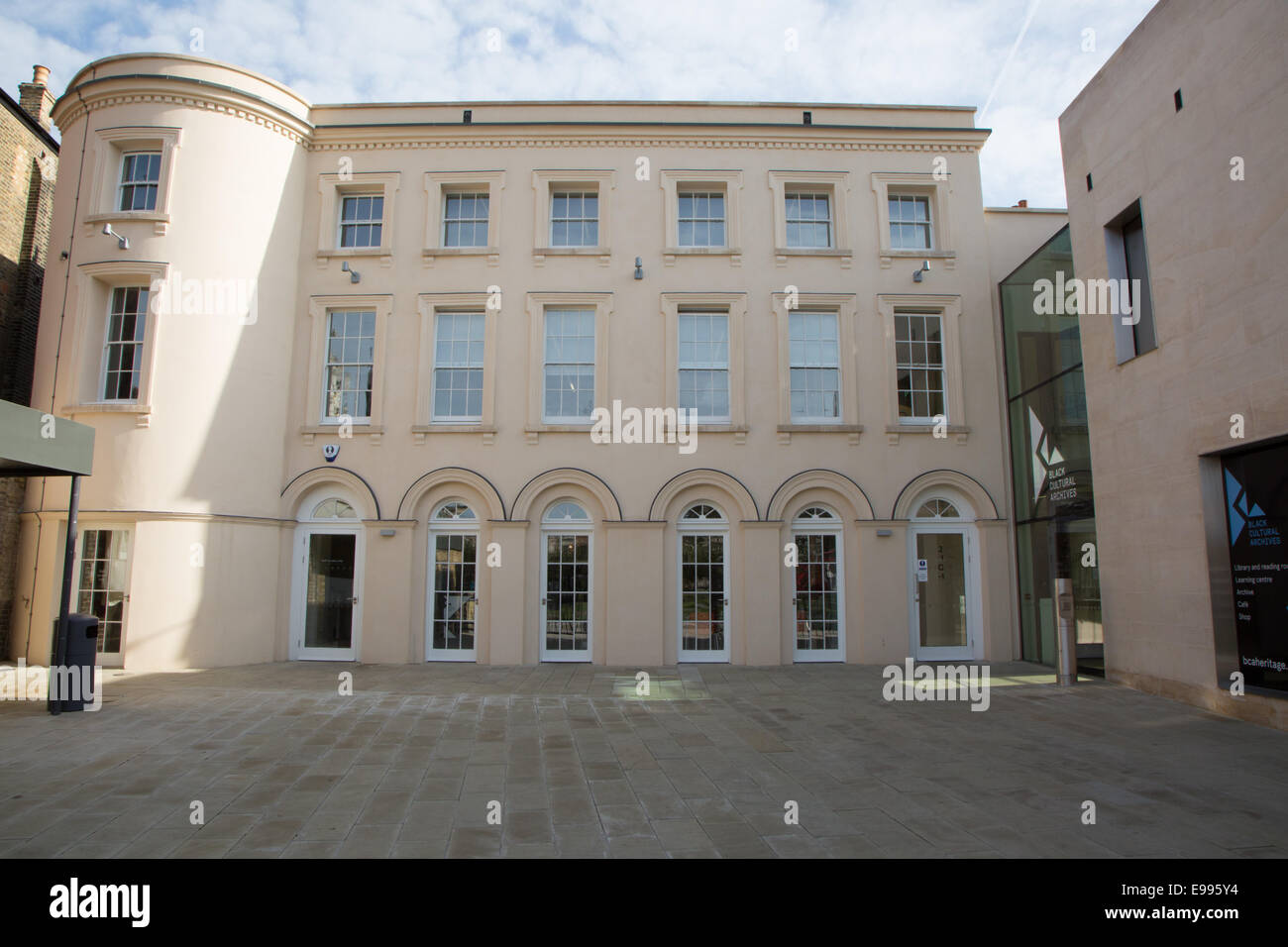 Black Cultural Archives, the UK’s first dedicated Black heritage centre in Brixton, London. Opened in July 2014 Stock Photo