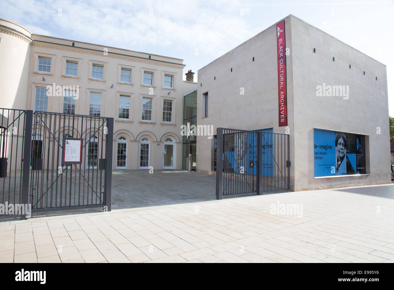 Black Cultural Archives, the UK’s first dedicated Black heritage centre in Brixton, London. Opened in July 2014 Stock Photo