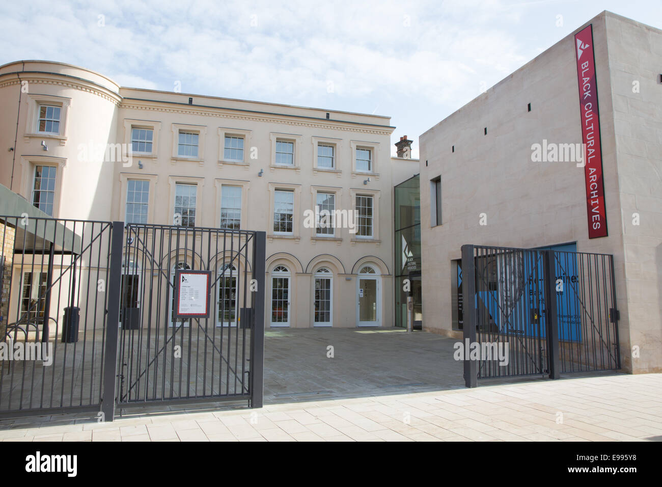 Black Cultural Archives, the UK’s first dedicated Black heritage centre in Brixton, London. Opened in July 2014 Stock Photo