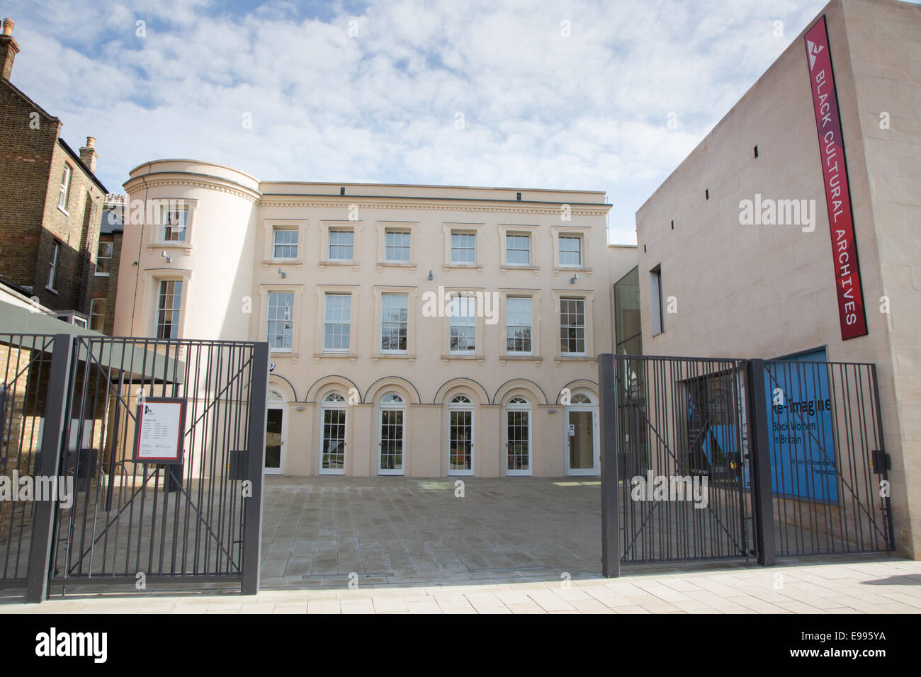 Black Cultural Archives, the UK’s first dedicated Black heritage centre in Brixton, London. Opened in July 2014 Stock Photo
