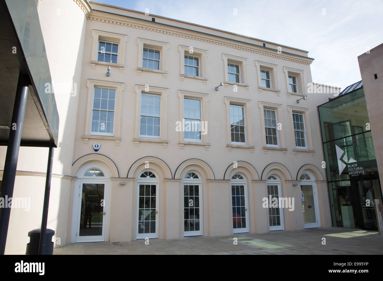 Black Cultural Archives, the UK’s first dedicated Black heritage centre in Brixton, London. Opened in July 2014 Stock Photo