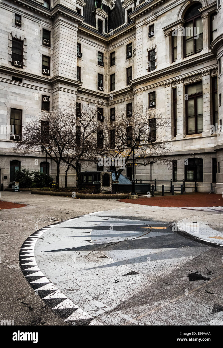 City Hall, in downtown Philadelphia, Pennsylvania. Stock Photo
