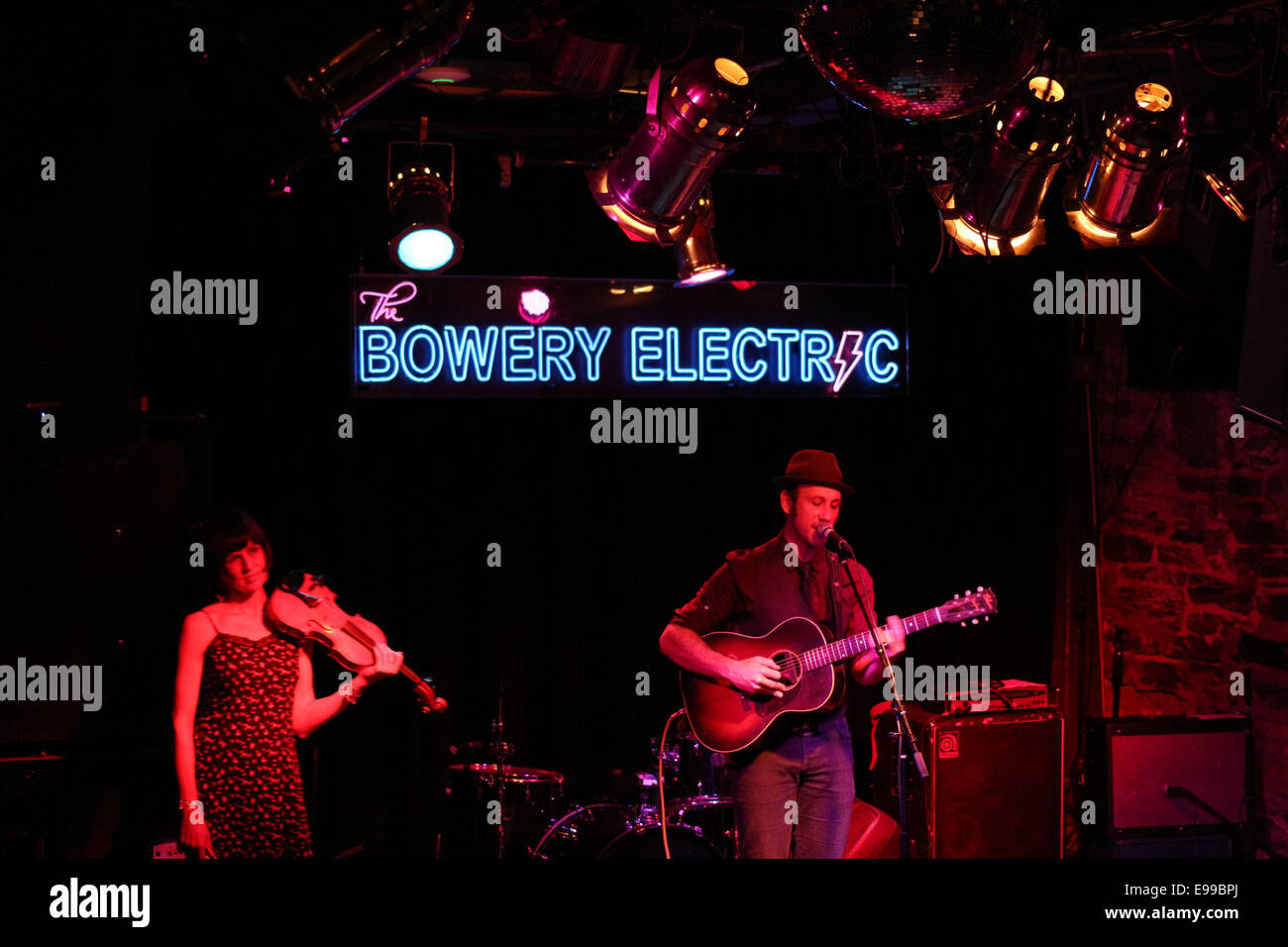 New York, New York, USA. 22nd Oct, 2014. Kris Gruen plays at Bowery ...