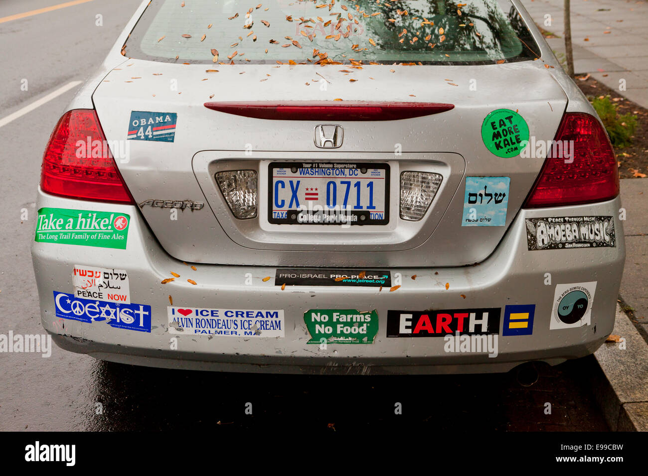 Bumper sticker car hi-res stock photography and images - Alamy