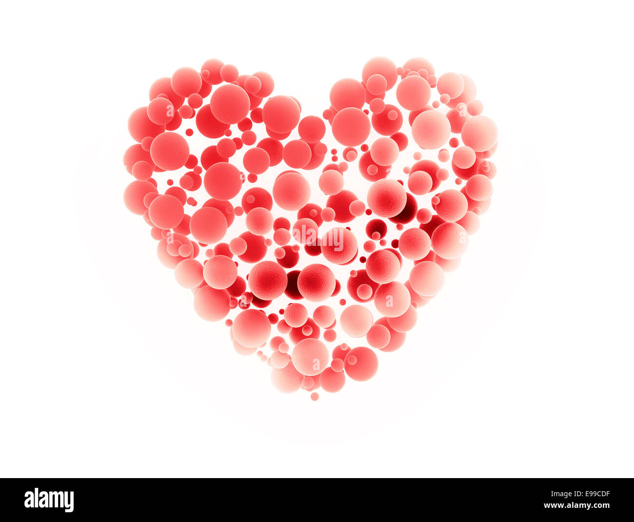 Heart symbol abstract isolated on white Stock Photo - Alamy