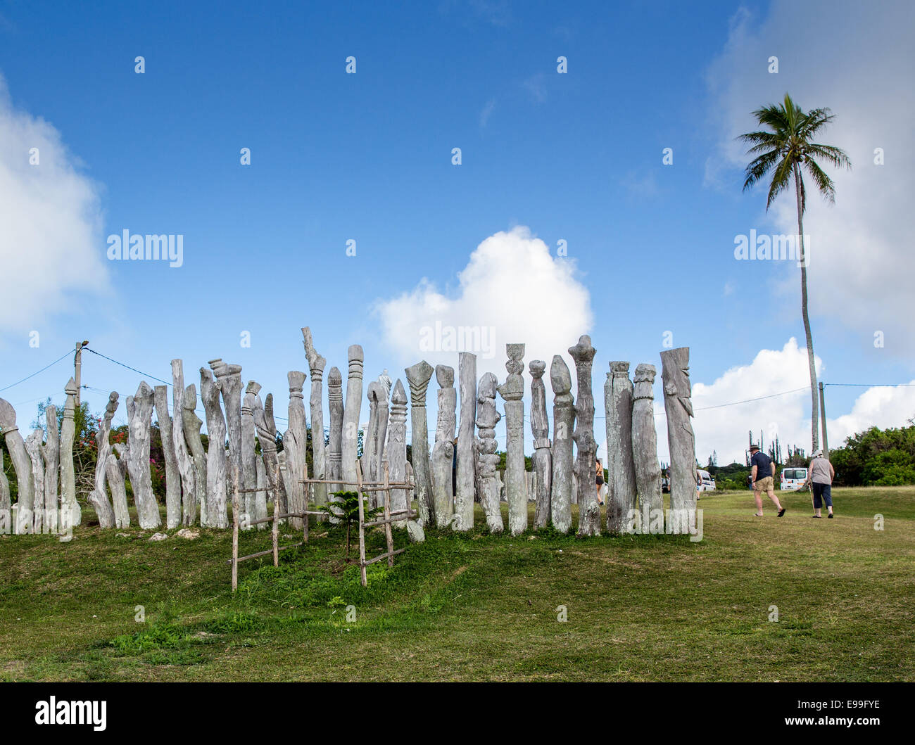 Île des Pins, Isle of Pines, Kunie Island, New Caledonia, Pacific Ocean St Maurice memorial Stock Photo