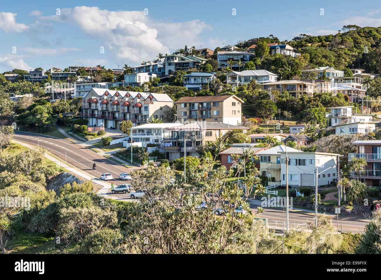 Houses At Column Beach Sunshine Coast Queensland Australia Stock Photo Alamy