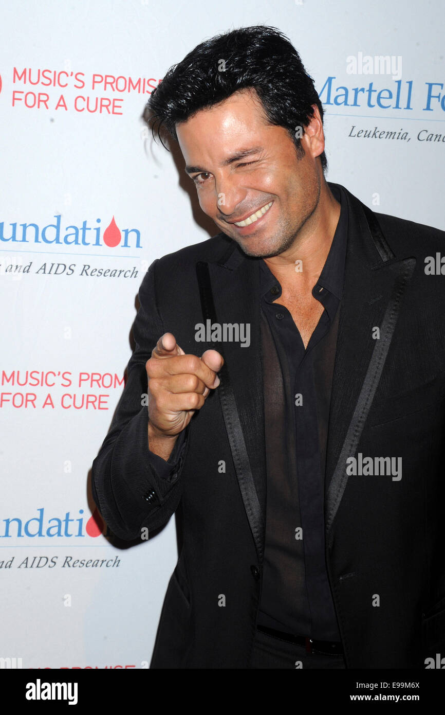 New York City. 21st Oct, 2014. Chayanne attends the 2014 TJ Martell Honors Gala New York at Cipriani 42nd Street on October 21, 2014 in New York City./picture alliance © dpa/Alamy Live News Stock Photo