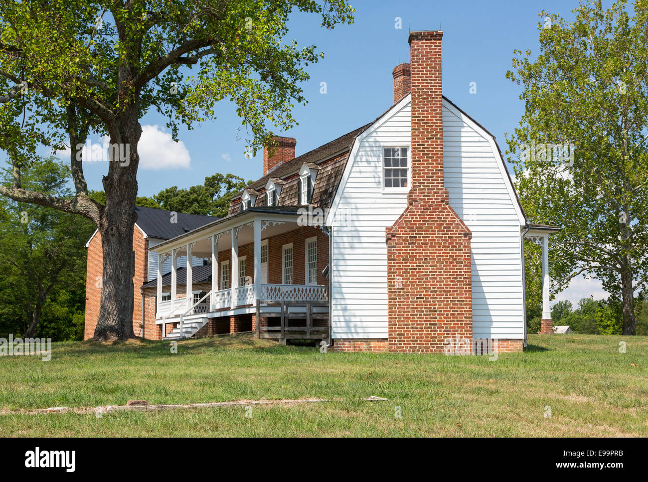 Thomas Stone house Port Tobacco Maryland Stock Photo Alamy