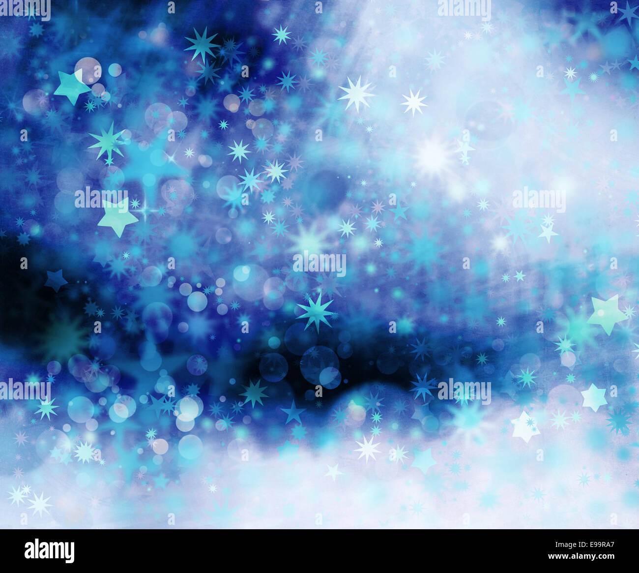 stars in different colors and shapes Stock Photo