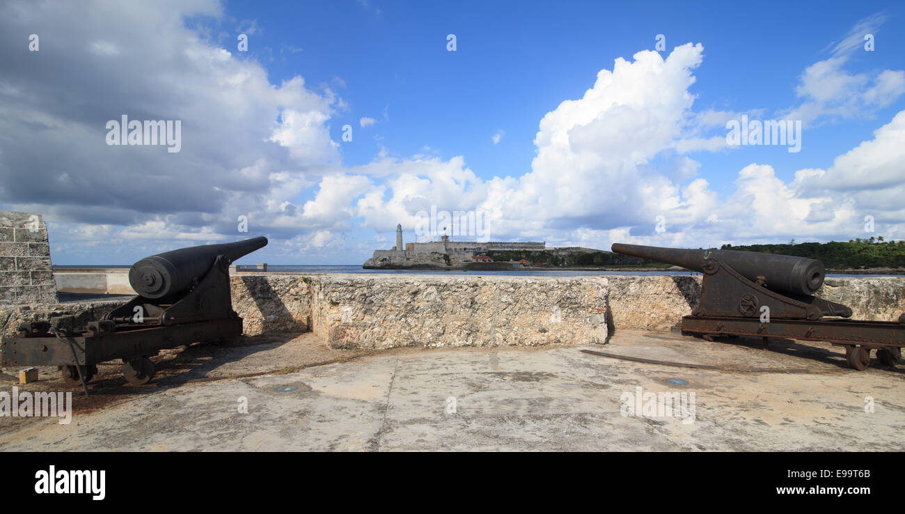 San Salvador de la Punta Fortress Stock Photo