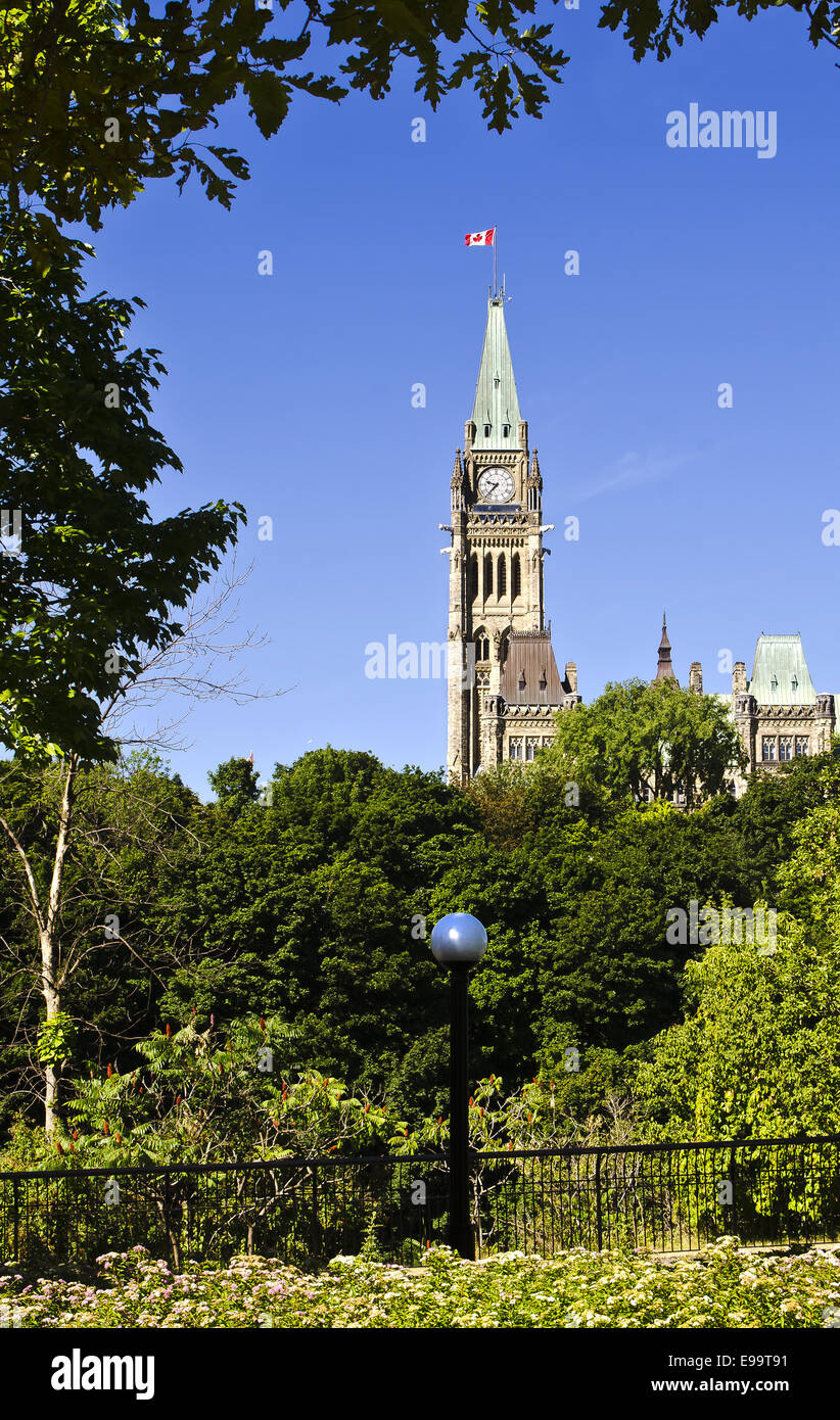 Canadian Parliament Stock Photo