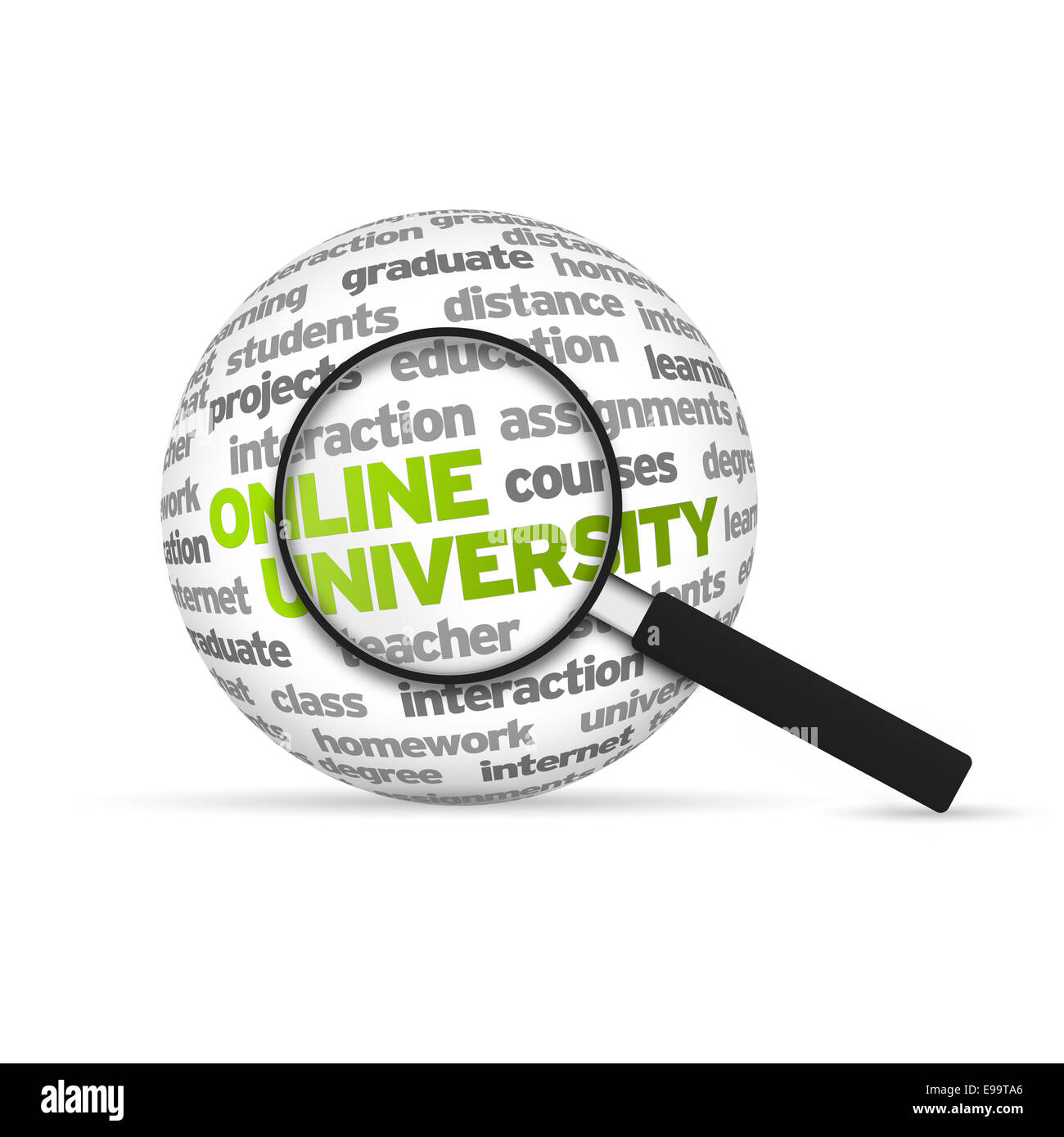 Online class students Cut Out Stock Images Pictures Alamy