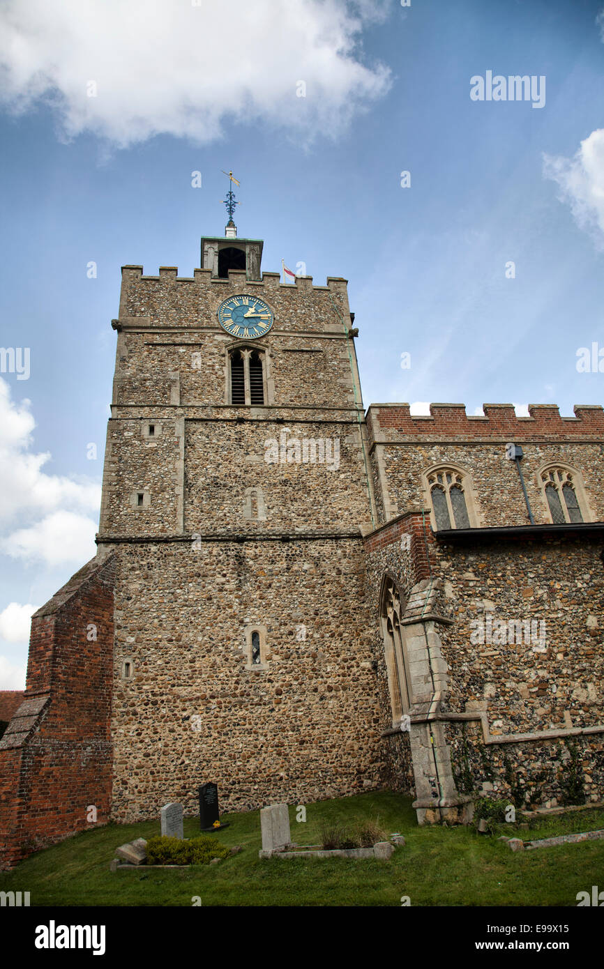 St John the Baptist Church in Finchingfield in Essex - UK Stock Photo