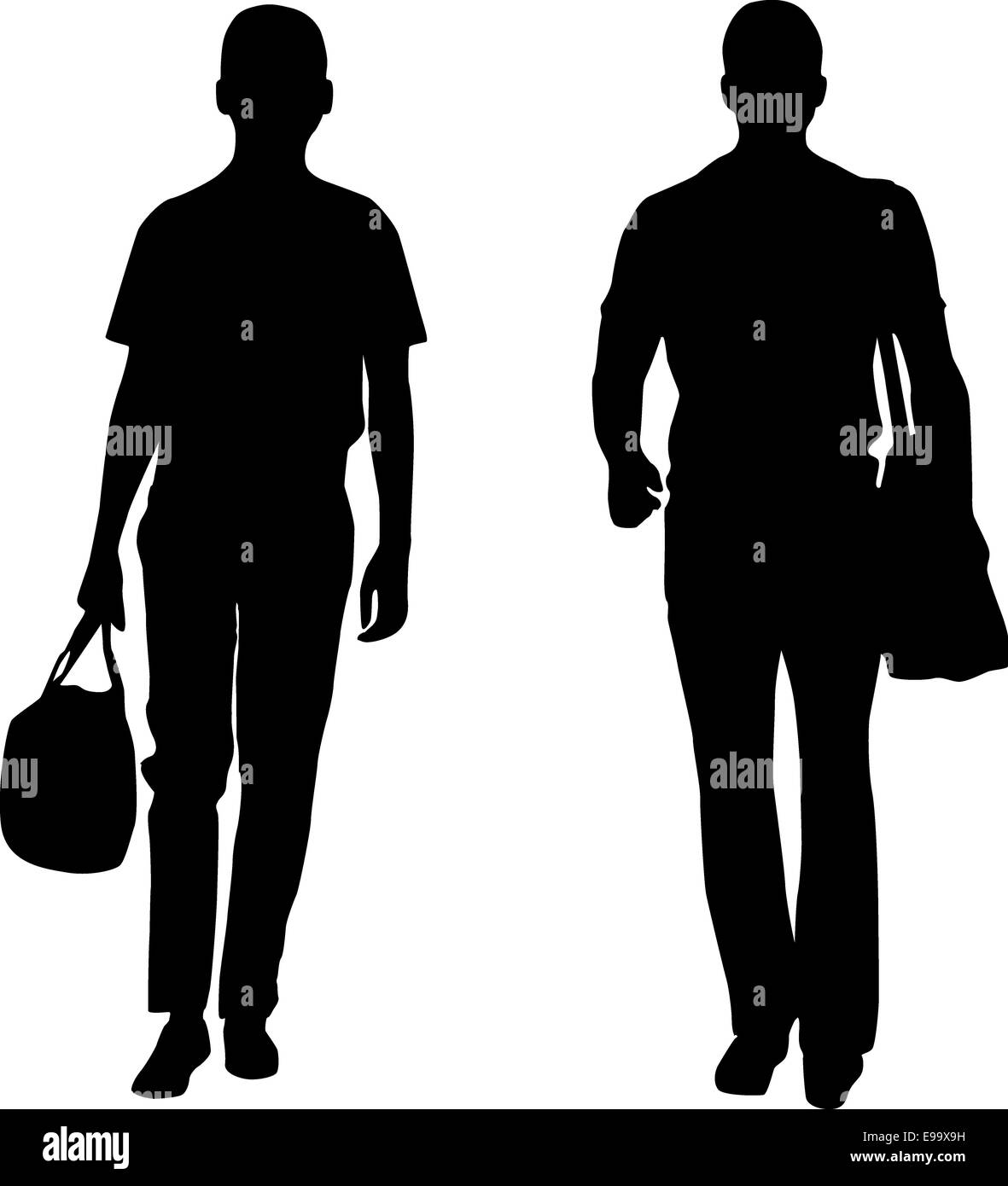 Silhouettes of men hi-res stock photography and images - Alamy