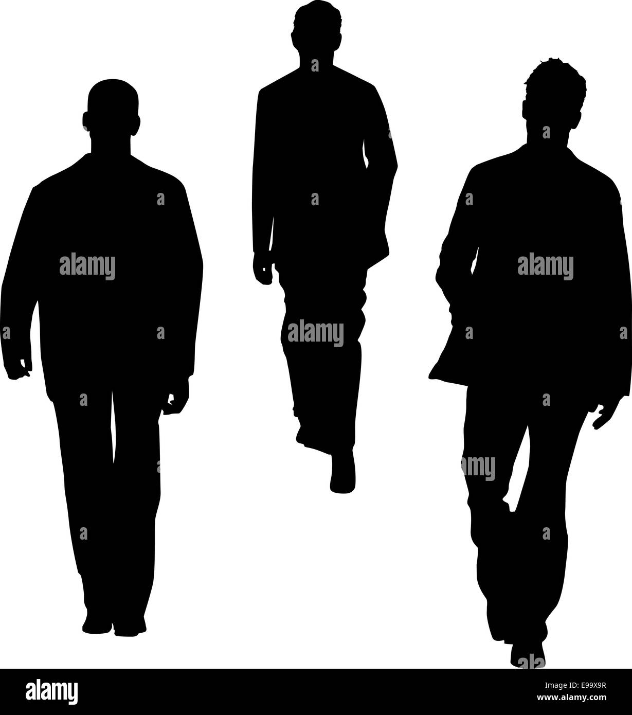 Men silhouettes silhouettes hi-res stock photography and images - Alamy