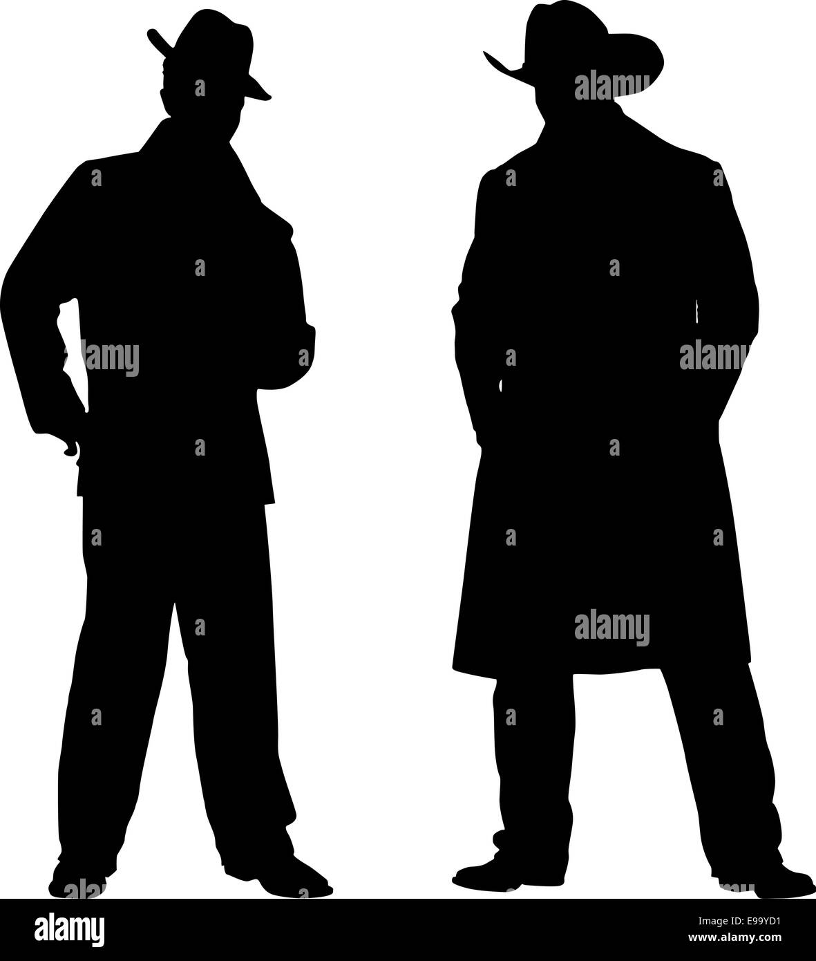 Silhouettes of men hi-res stock photography and images - Alamy