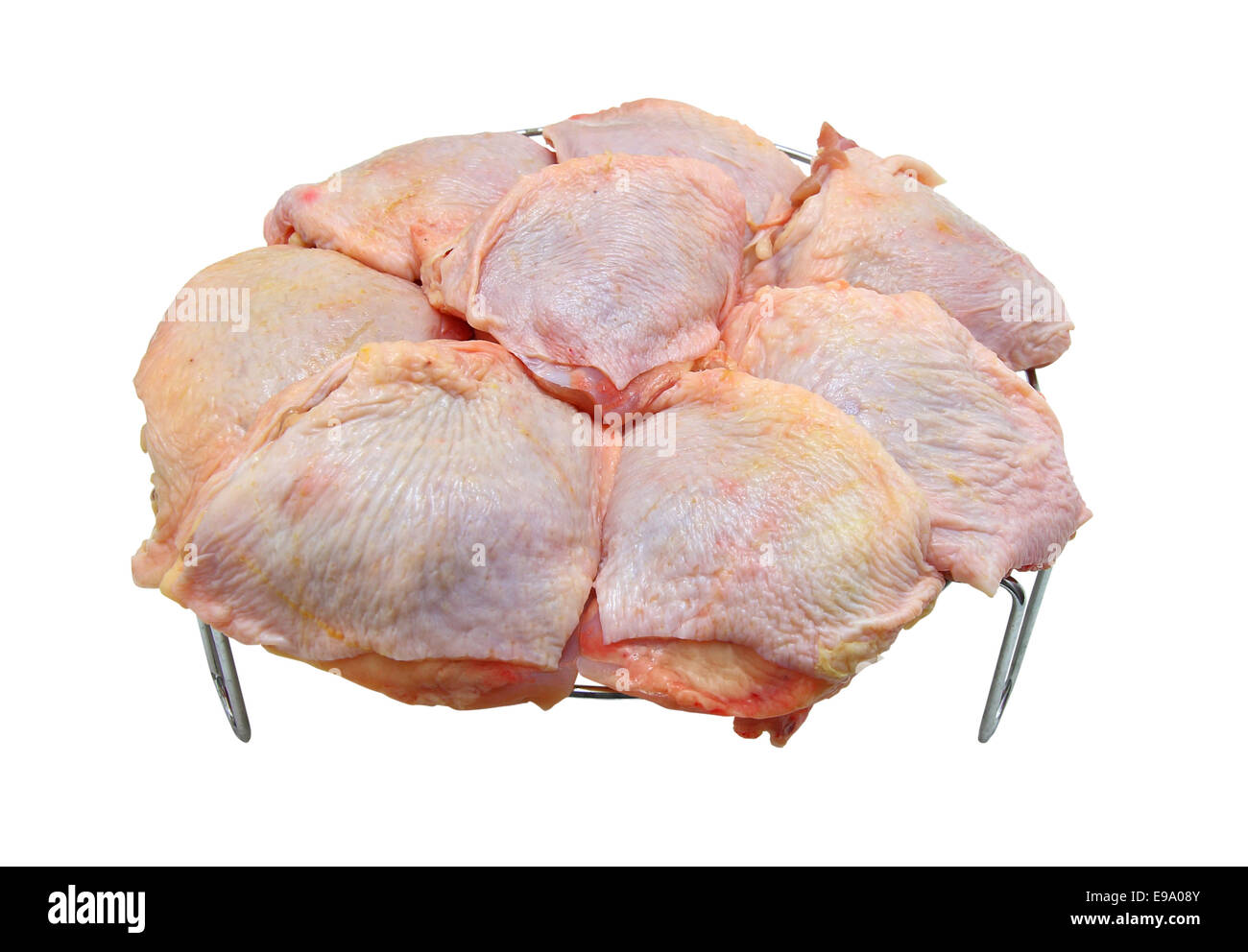 Chicken thighs Stock Photo