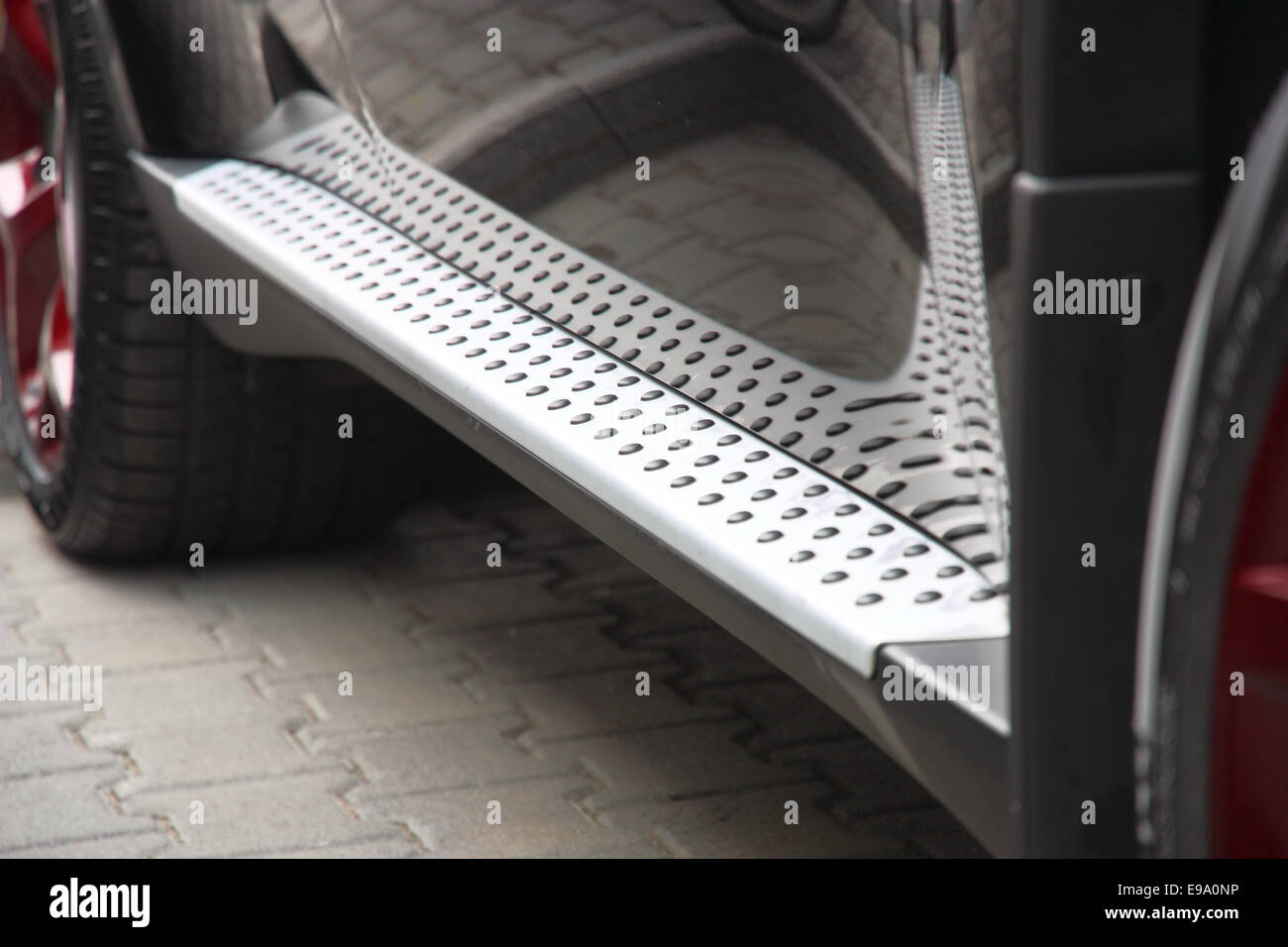 Footboard of the car Stock Photo Alamy