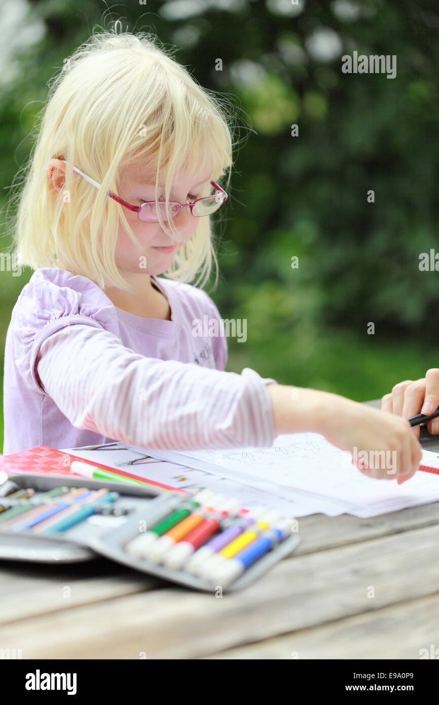 homework Stock Photo