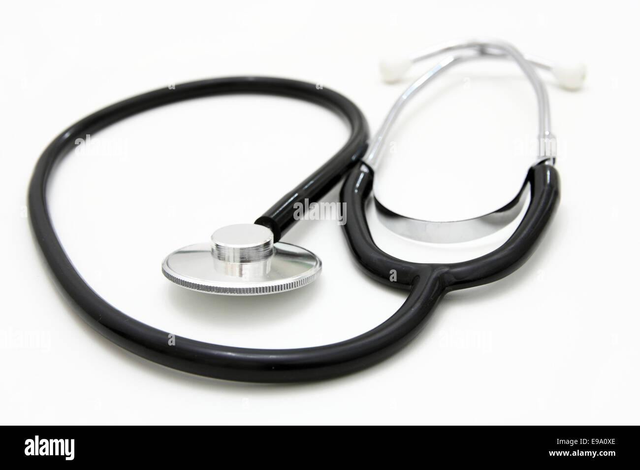 stethoscope isolated over a white background Stock Photo - Alamy