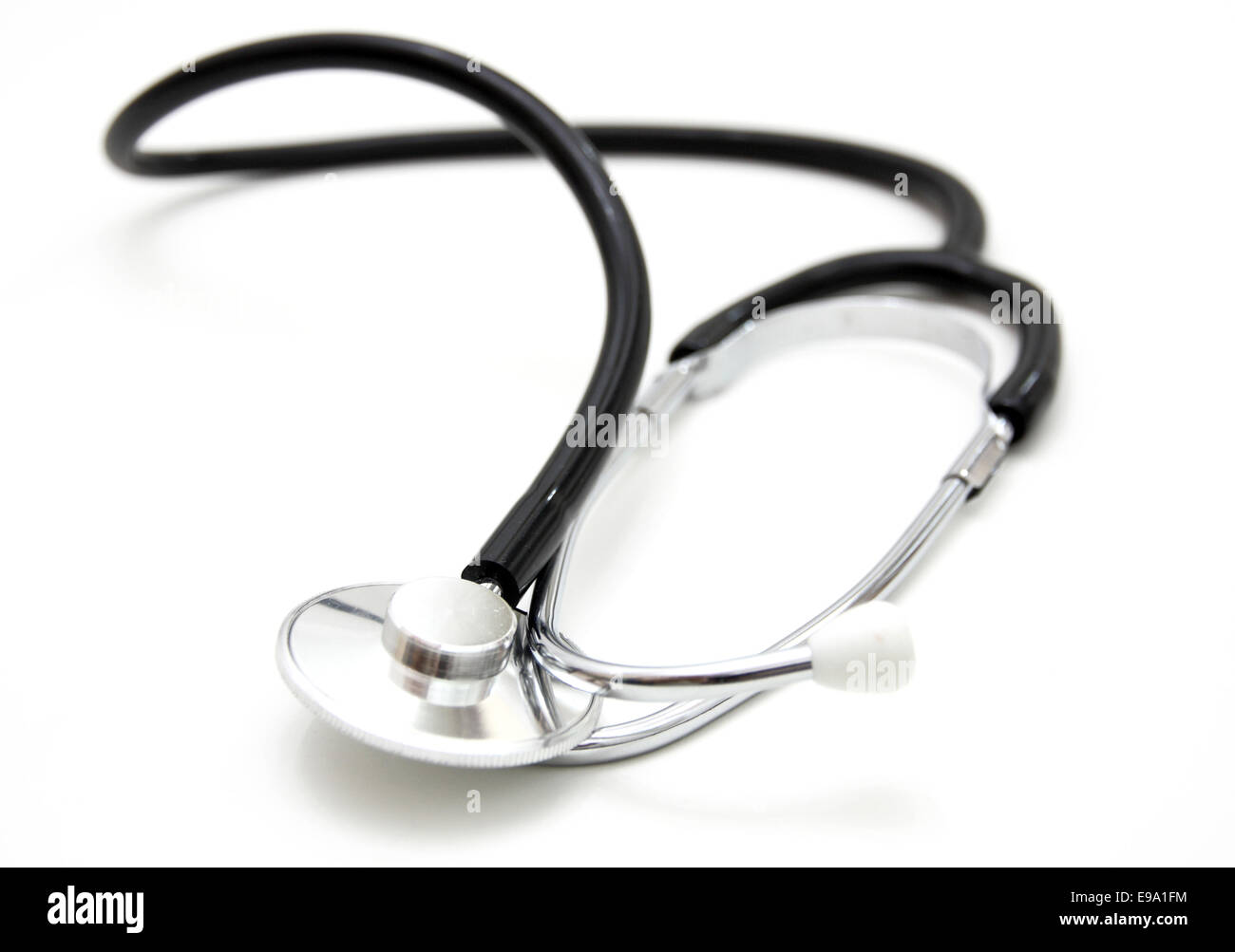 stethoscope isolated over a white background Stock Photo - Alamy