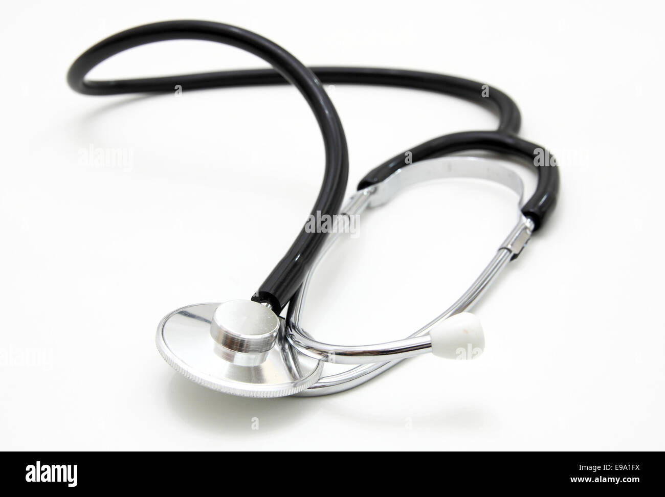 stethoscope isolated over a white background Stock Photo - Alamy