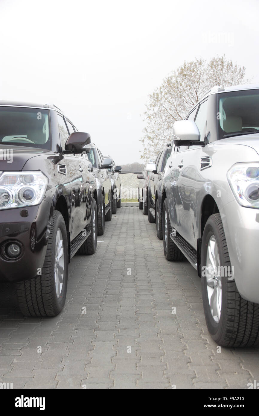 Group of cars Stock Photo Alamy