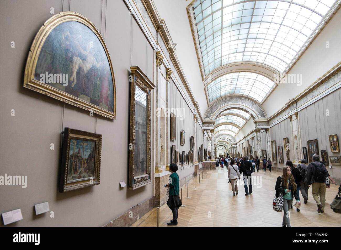 Louvre galleries hires stock photography and images Alamy