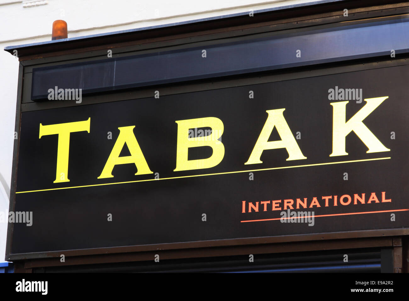 tabacco shop Stock Photo