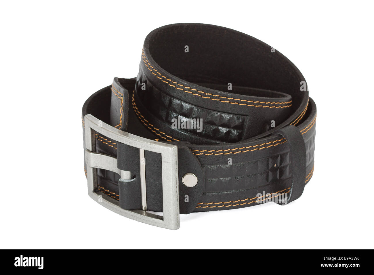 28mm Stitch Edge Split Leather Belt