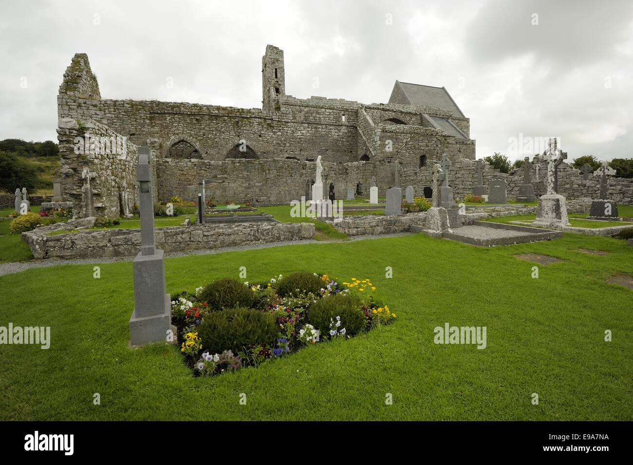 Corcomroe Abbey (Ireland) Stock Photo
