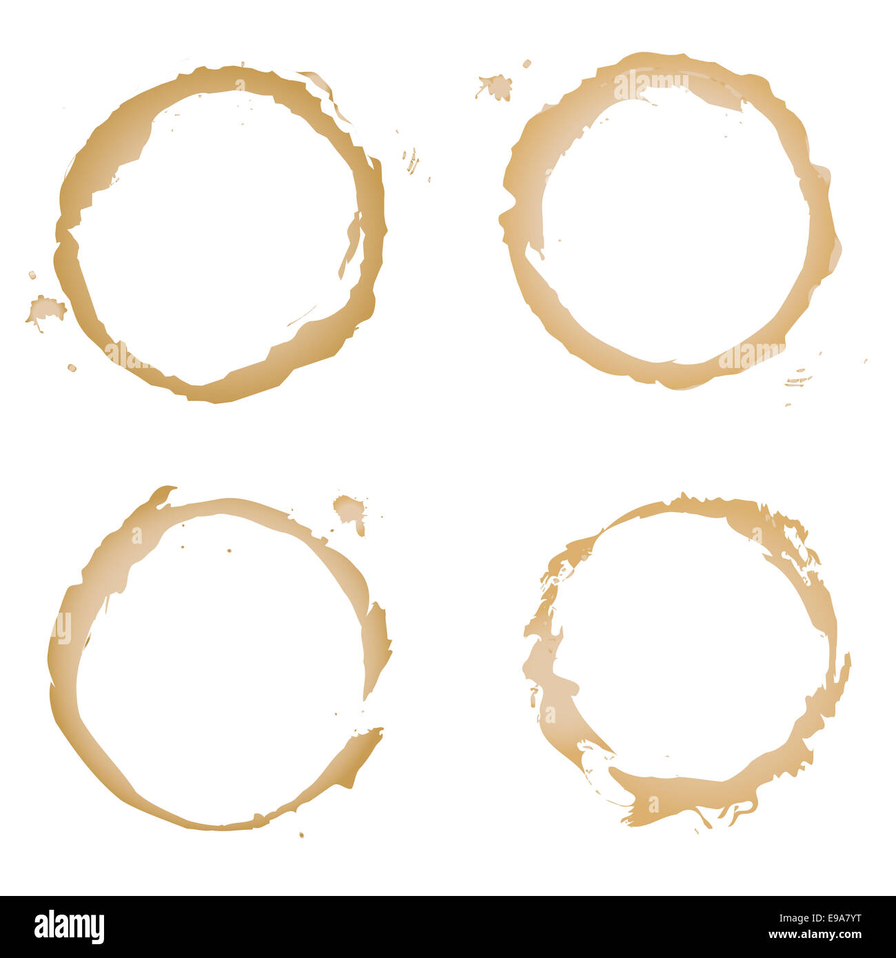 Coffee Stain Stock Photo