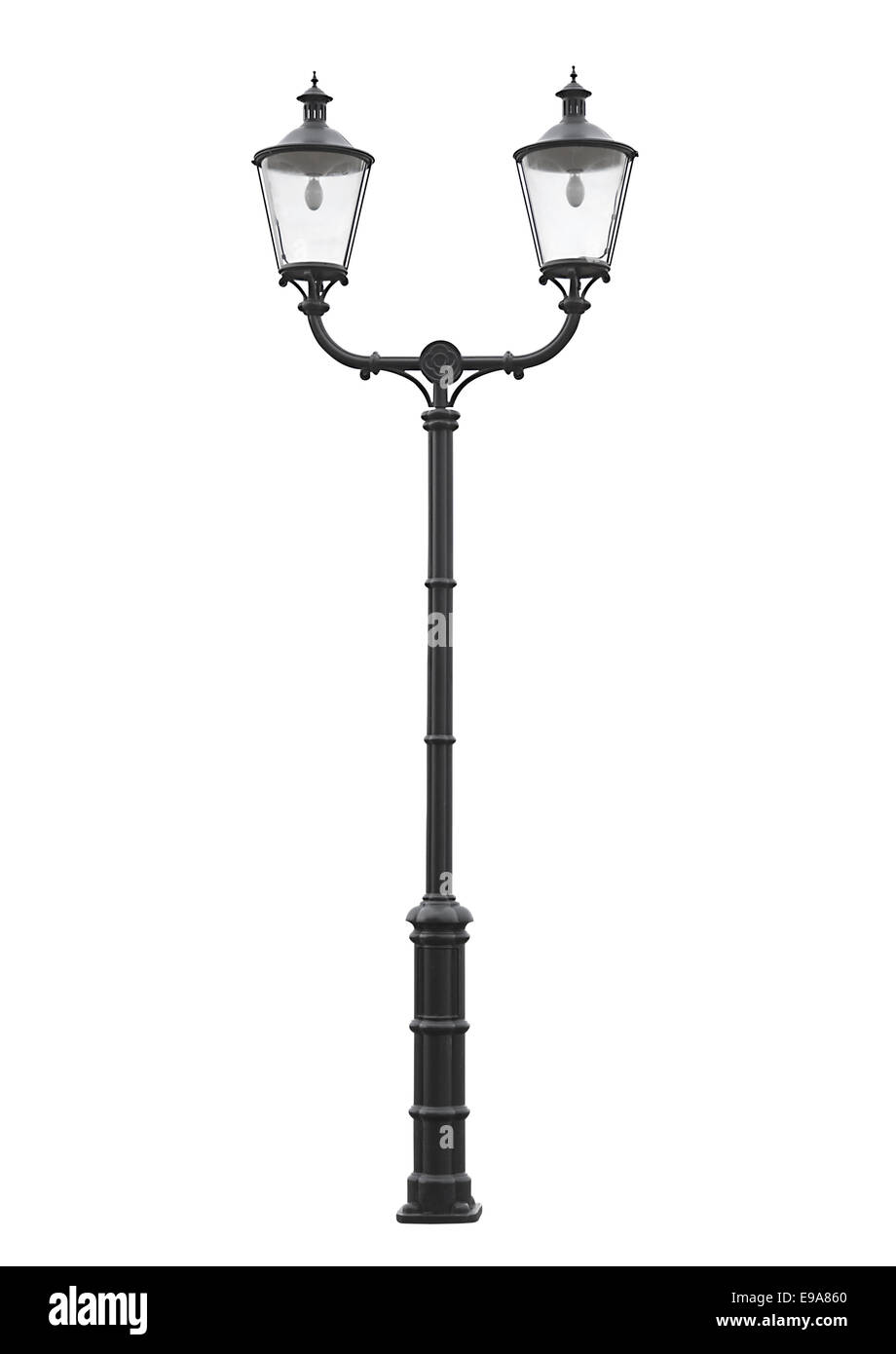 An isolated photo of an old street lamppost Stock Photo Alamy