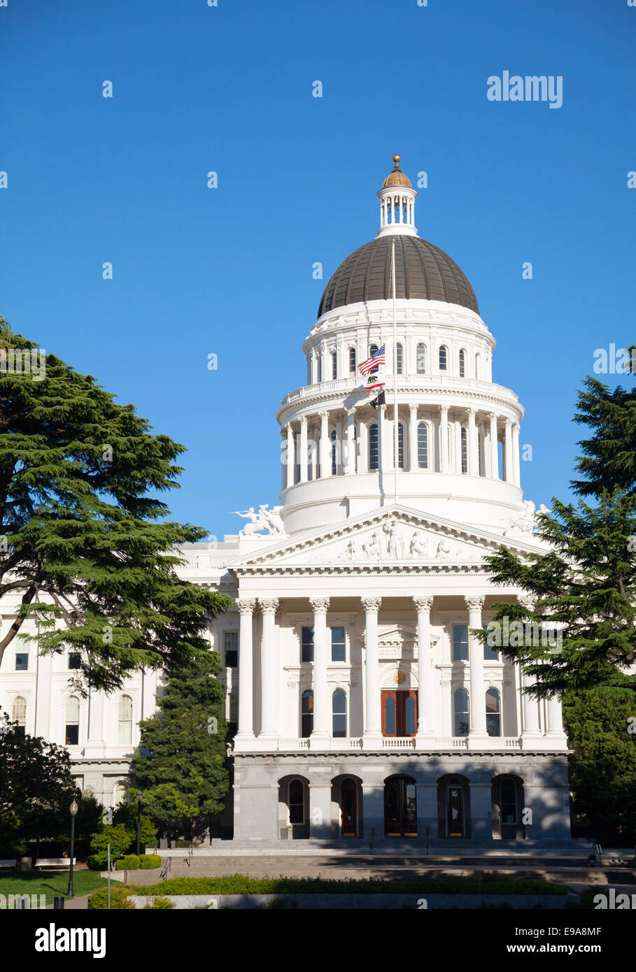 Capitol building in Sacramento, California Stock Photo