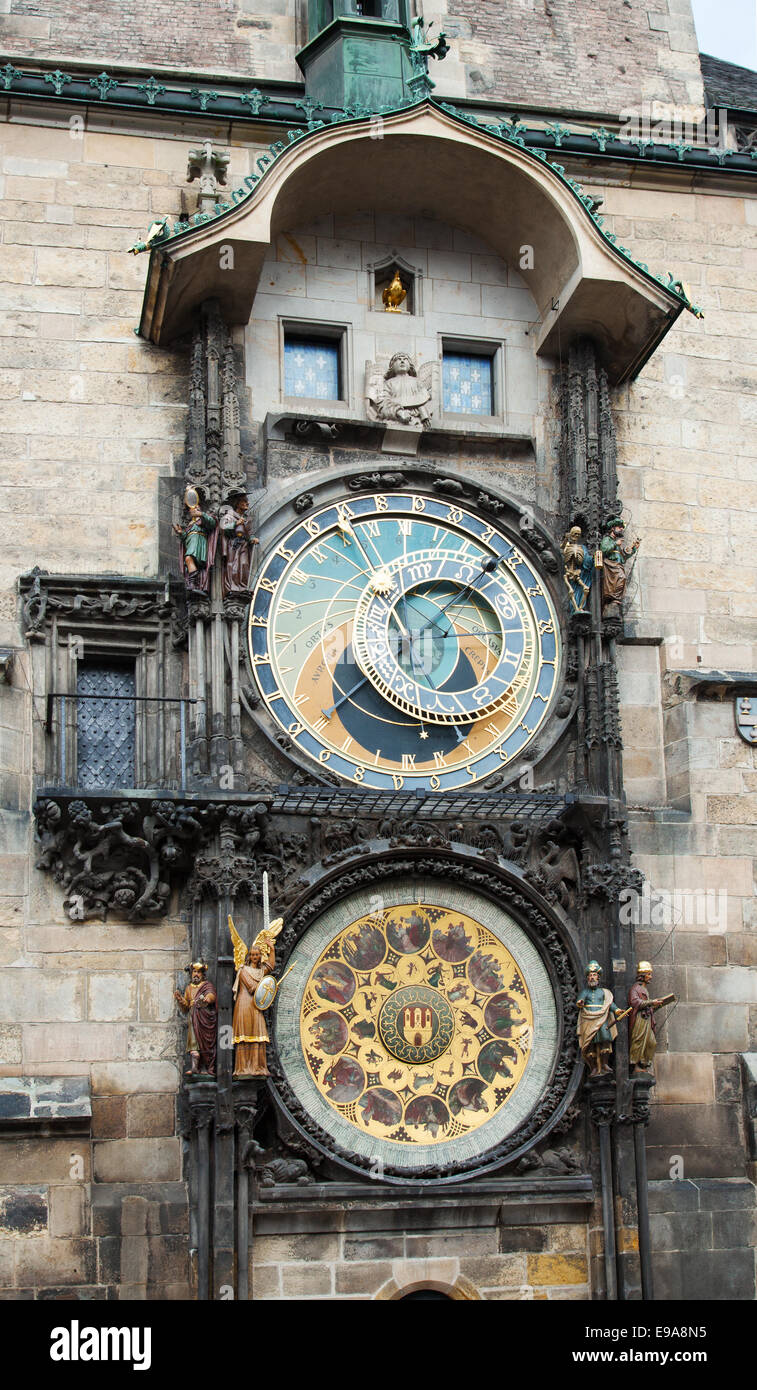 Astronomical Clock in Prague Stock Photo Alamy