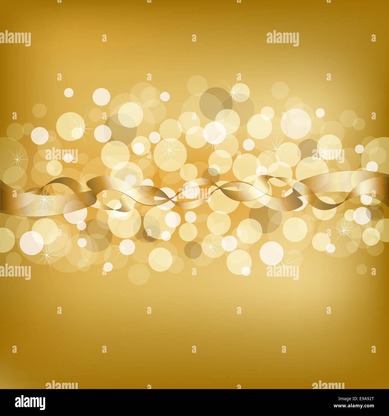 Sandy Gold Ribbon Background Gold Background With Ribbon Stock Photo - Alamy