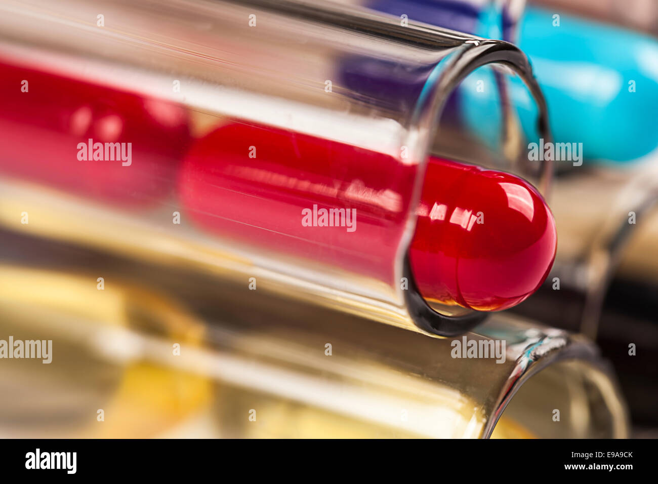 Capsules drug in test tube Stock Photo Alamy