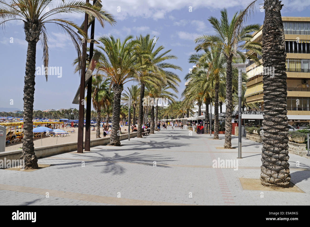 beach, Salou, Spain Stock Photo