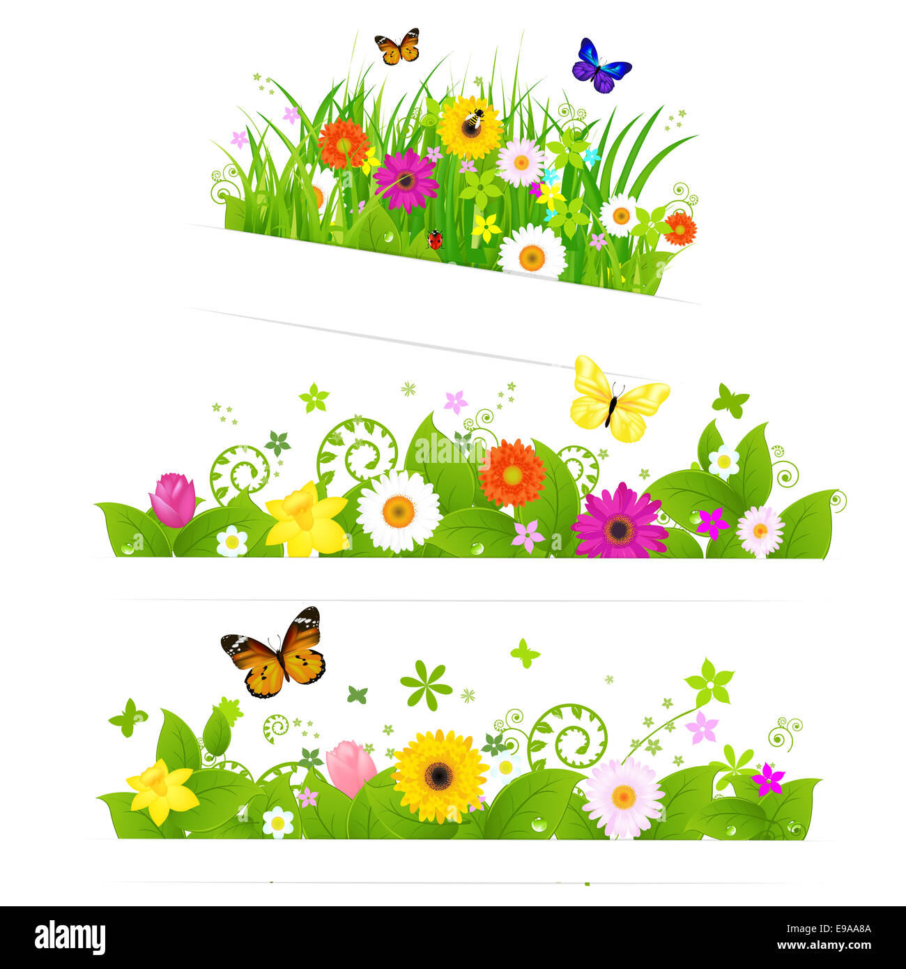 Spring Flower Bouquet Stock Photo - Alamy