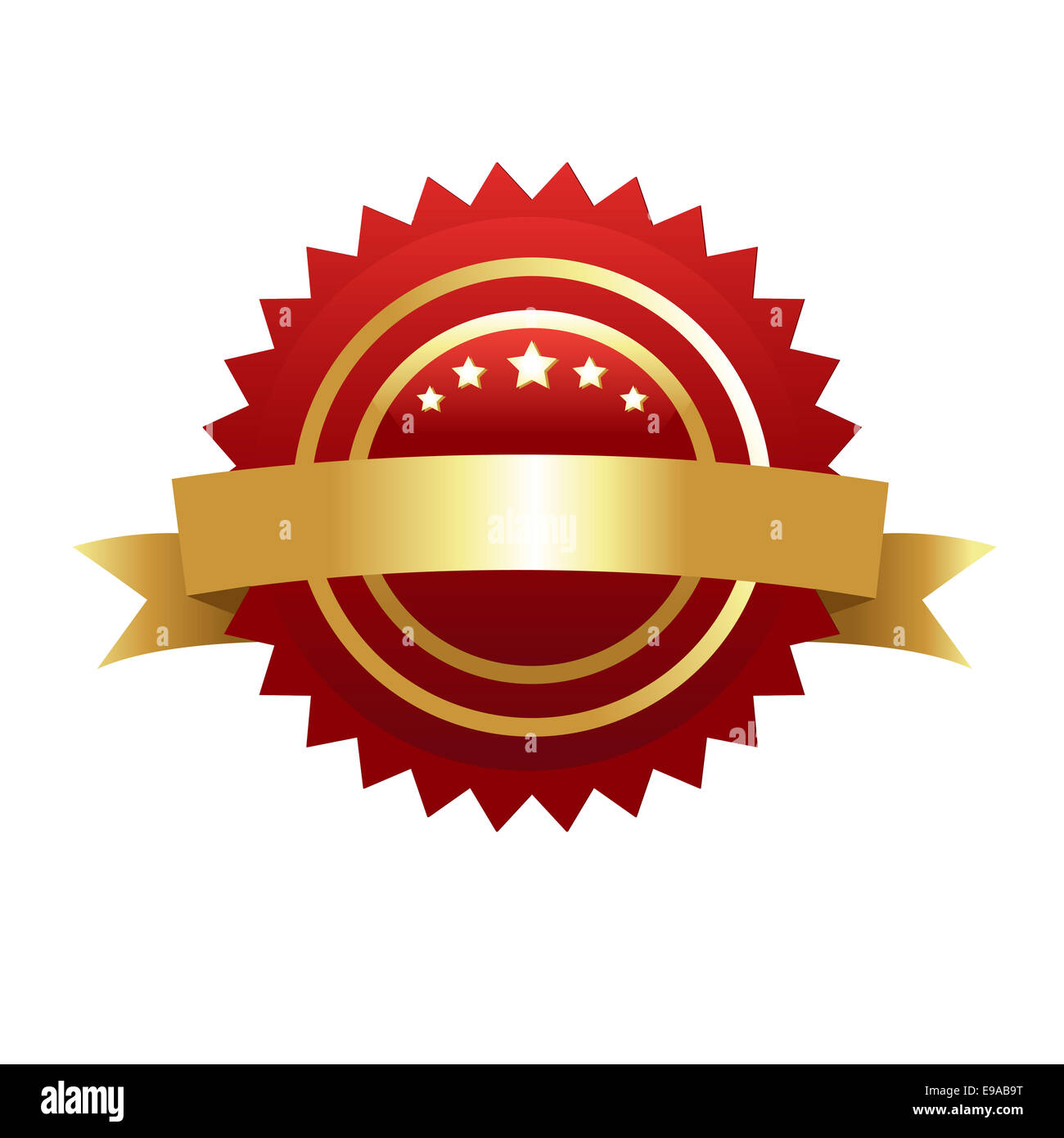 Warranty Guarantee Gold Seal Stock Photo Alamy