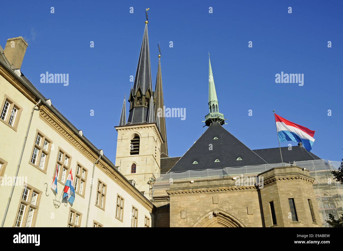 national library, Luxembourg Stock Photo