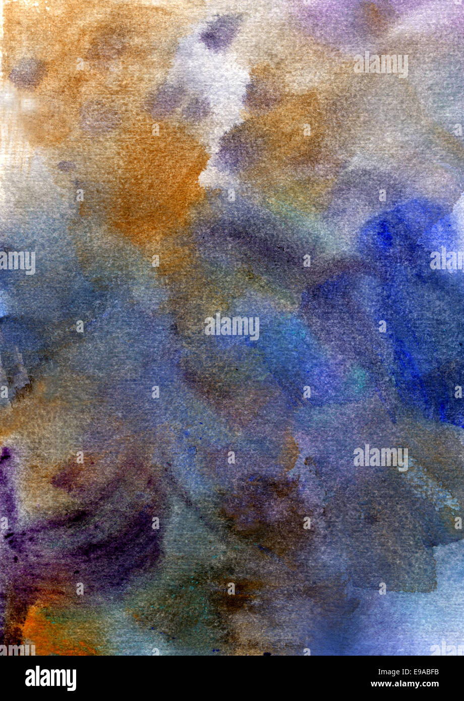 watercolor - abstract background Stock Photo