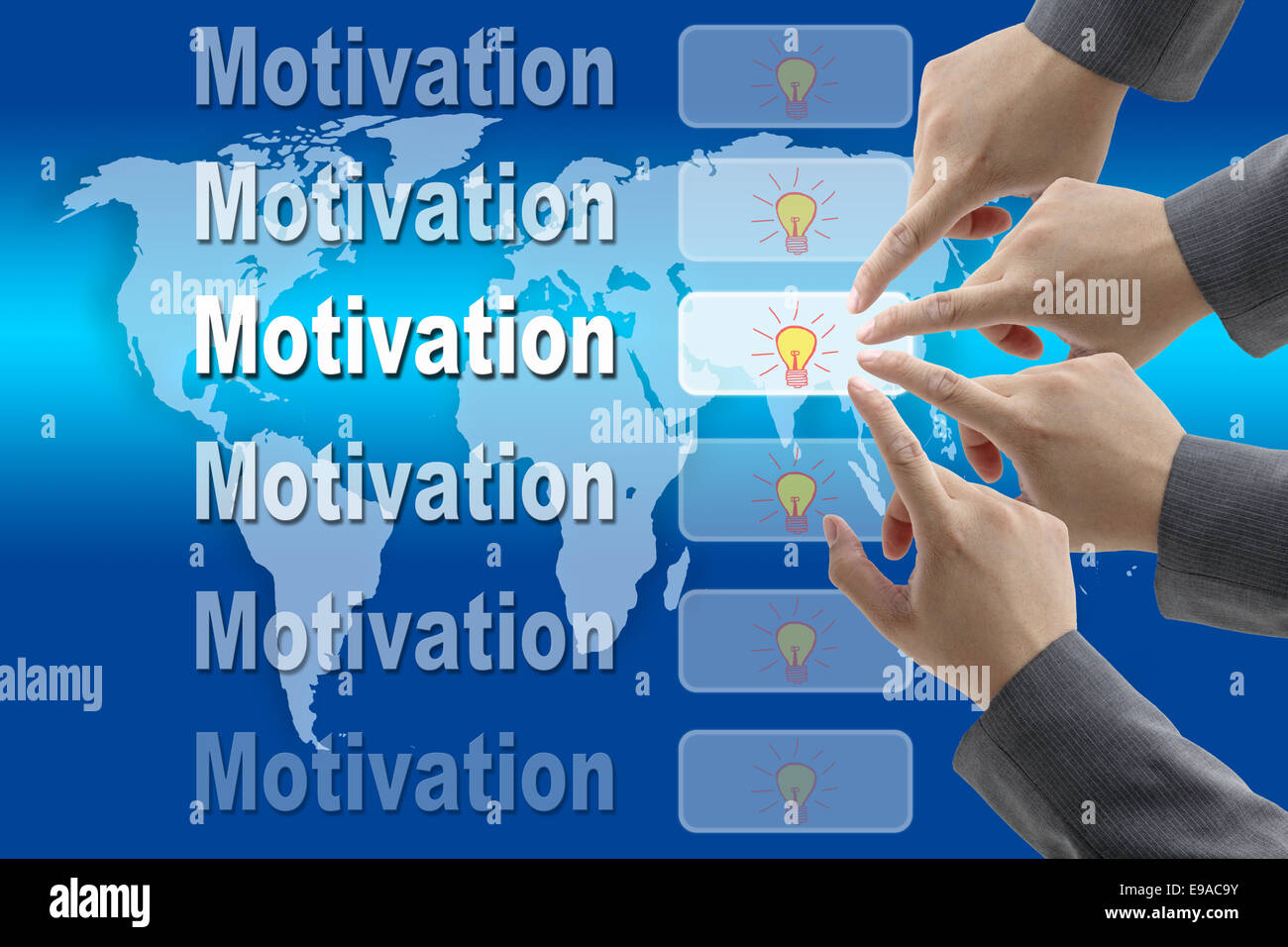 World team motivation technology hi-res stock photography and ...