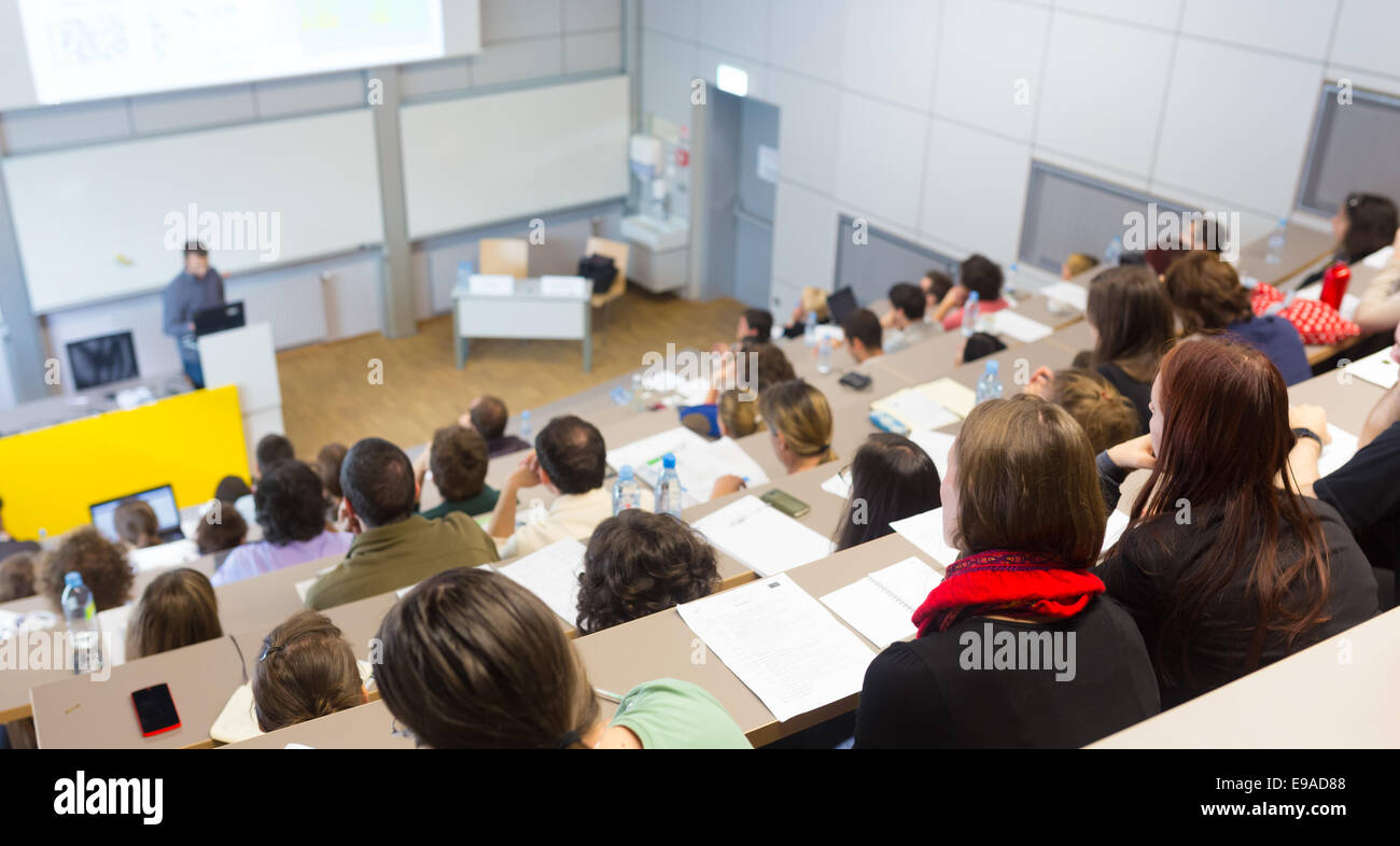 Lecture at university Stock Photo - Alamy