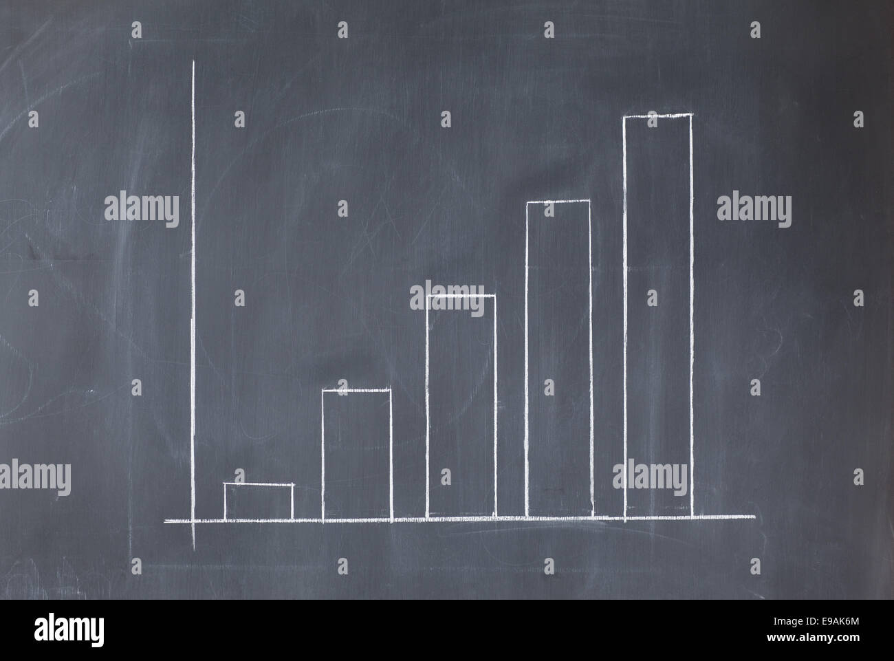 Simple diagram on a blackboard Stock Photo Alamy