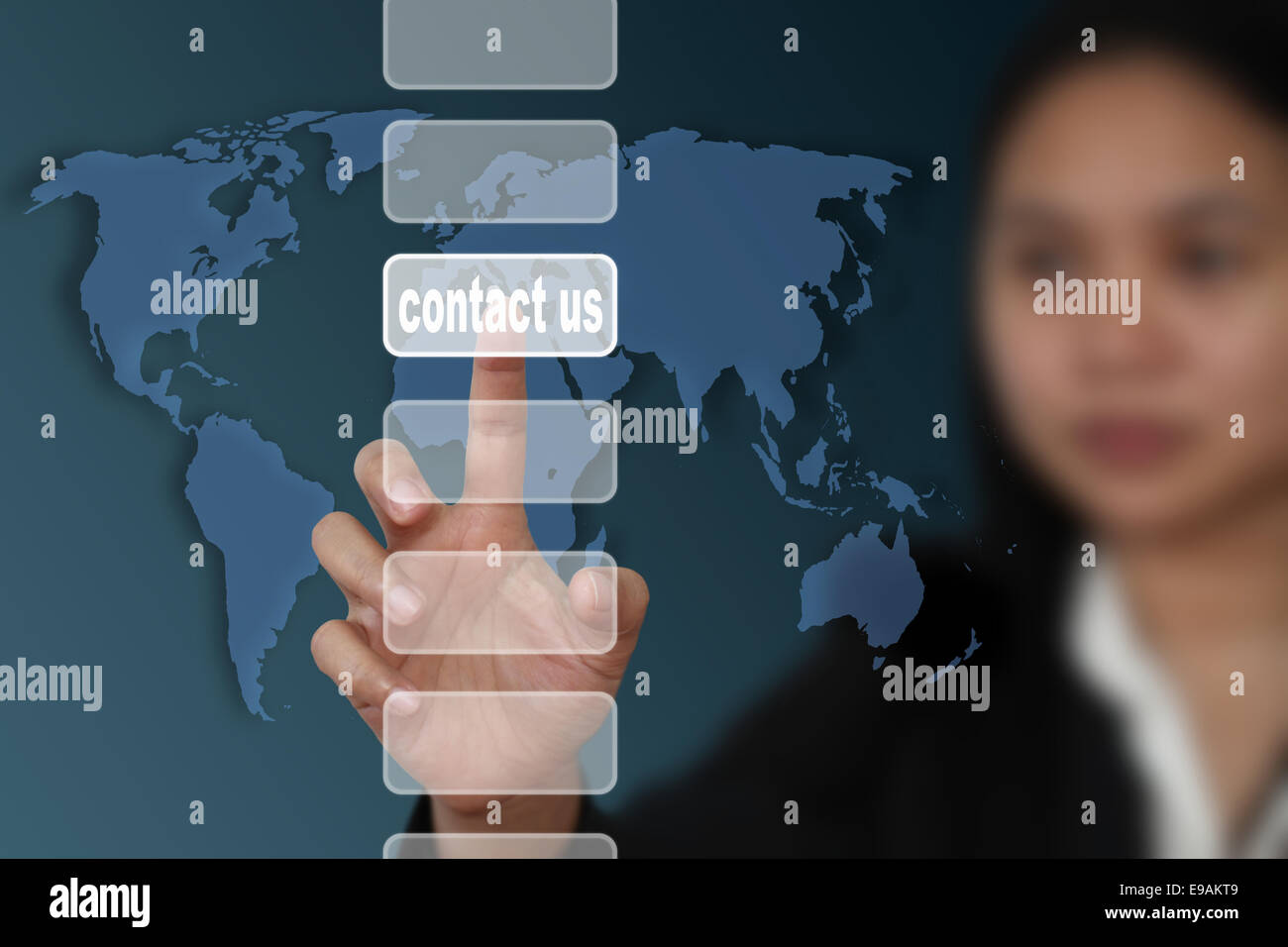 mail contact us Stock Photo