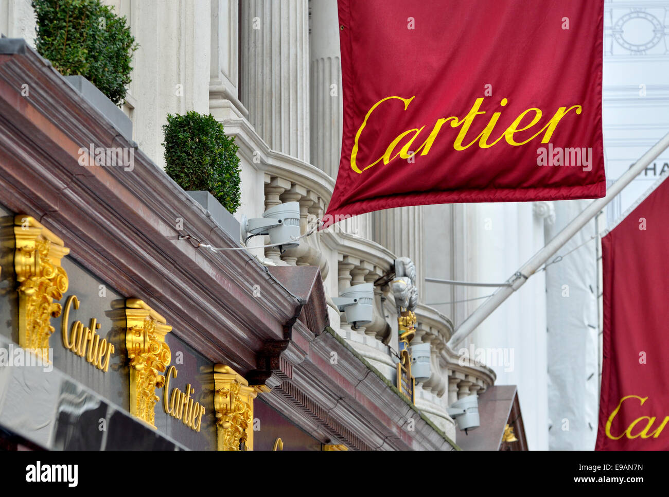 London, England, UK. Cartier shop in Bond Street Stock Photo