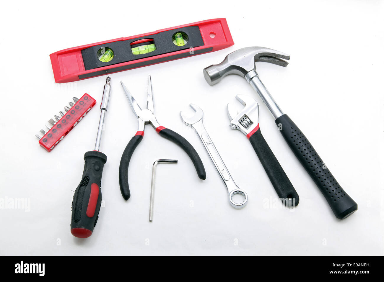 construction tool set Stock Photo Alamy